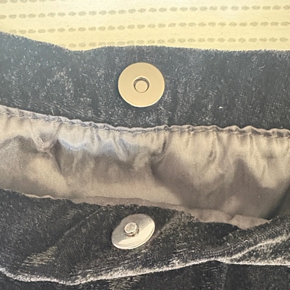 Victoria's Secret Black Velvet Tote - Picture 3 of 9